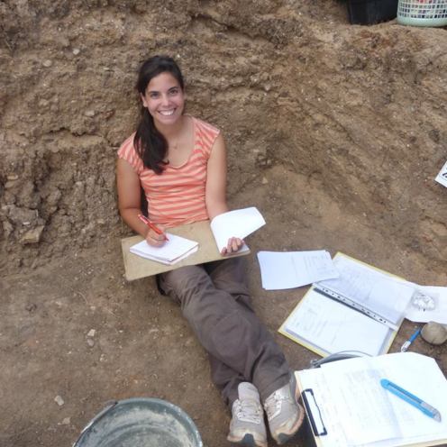 Archaeology student