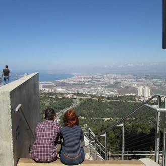View from campus of the University of Haifa